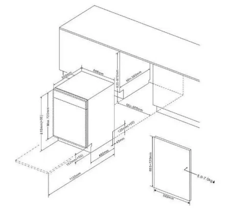 Посудомоечная машина TOSHIBA DW-10B2(B)-RU