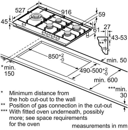 Варочная поверхность BOSCH PRS9A6B70D