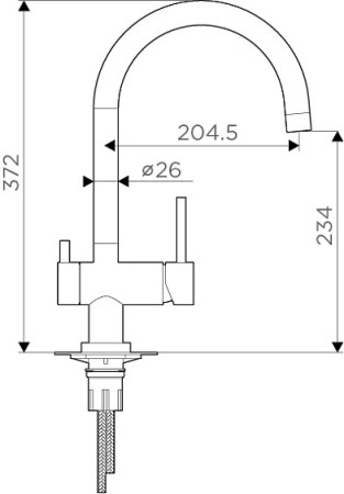 Смеситель OMOIKIRI Yamada-BN 4994225