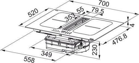 Варочная поверхность FRANKE FSM 7081R HI (340.0705.338)