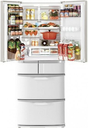 Пятикамерный холодильник HITACHI r-sf48 cmu w