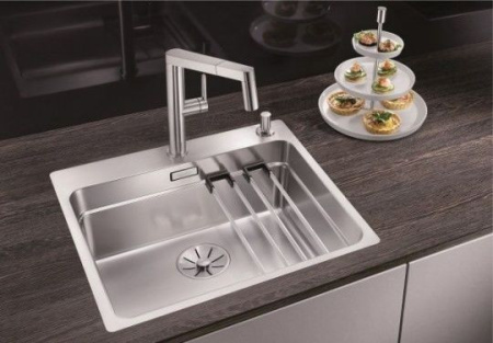 Кухонная мойка BLANCO ETAGON 500-IF/A нержавеющая сталь зеркальная полировка 521748