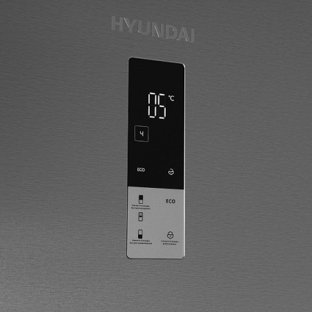 Холодильник HYUNDAI CC50073F нержавеющая сталь