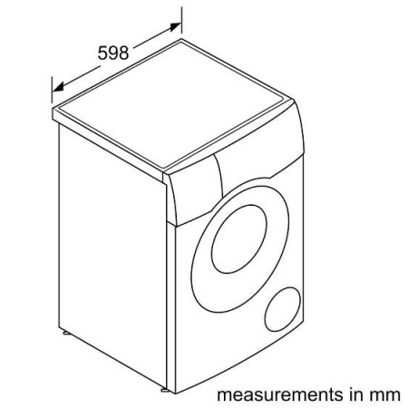 Стиральная машина BOSCH WNC254A0ME