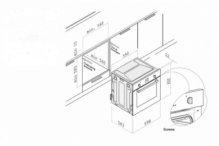 Духовой шкаф KORTING okb 9113 cfx