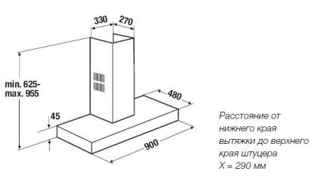Вытяжка KUPPERSBUSCH DW 9500.0 W1