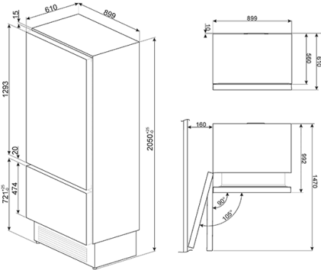 Холодильник SMEG RI96LSI