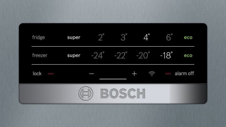 Холодильник Bosch KGN36ML3A серебристый — фото