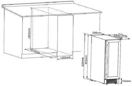 Винный шкаф CELLAR PRIVATE CP017-2TW