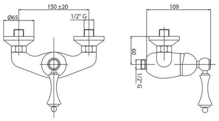 Смеситель CEZARES MARGOT-DM-02-Bi