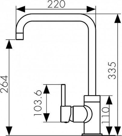 Смеситель KAISER Merkur 26844-3