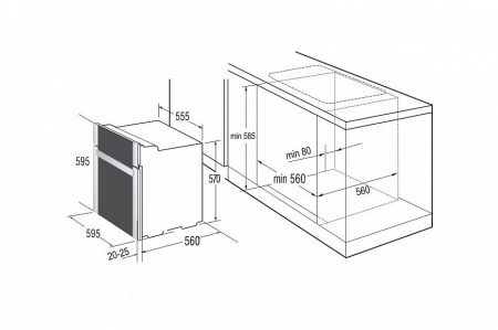 Духовой шкаф KORTING okb 482 crsi
