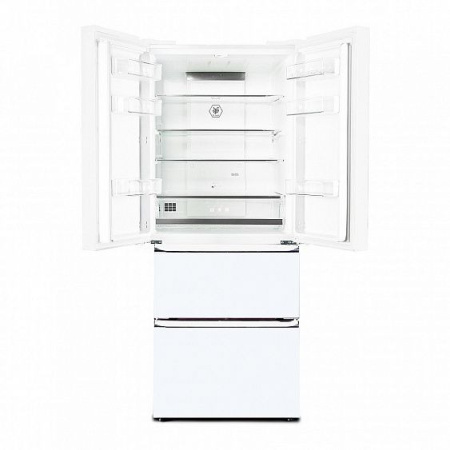 Холодильник TESLER RFD-361I WHITE GLASS