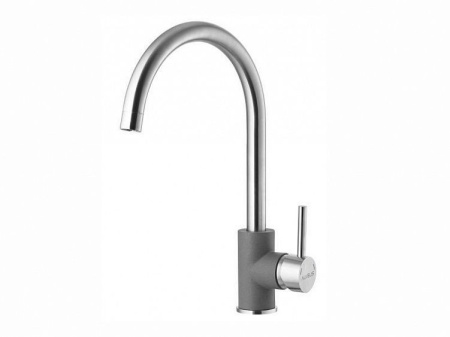 Смеситель ALVEUS ELZA G04M стальной