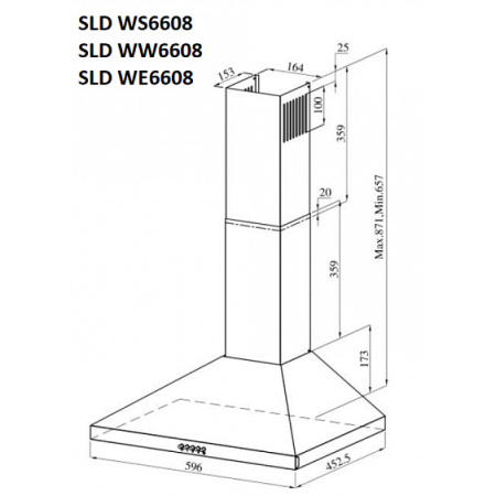 Вытяжка SCHAUB LORENZ SLD WE6608