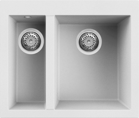 Кухонная мойка ELLECI Quadra 150 Undermount White K96