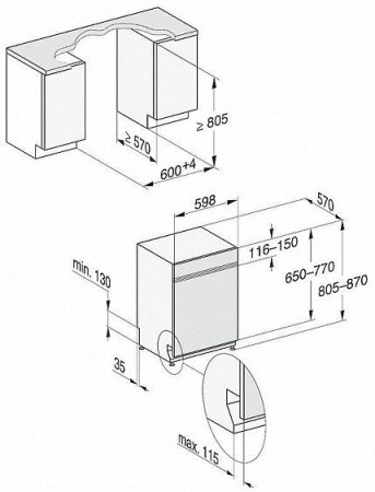 Посудомоечная машина MIELE G7310SCI