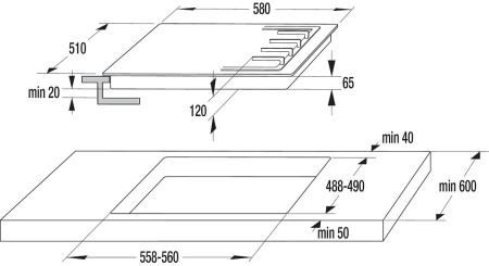 Варочная поверхность Gorenje ITG 623 USC черный