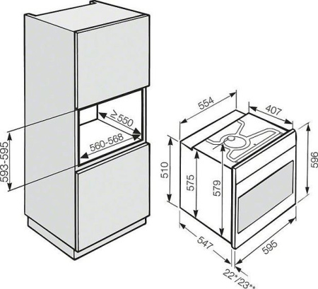 Духовой шкаф MIELE h 4810 b bk