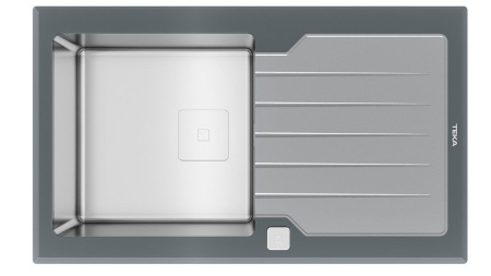 Мойка кухонная TEKA DIAMOND RS15 1B 1D 86 STONE GREY (115100021)