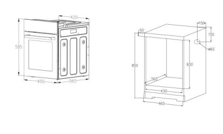 Духовой шкаф ZIGMUND & SHTAIN E 165 W
