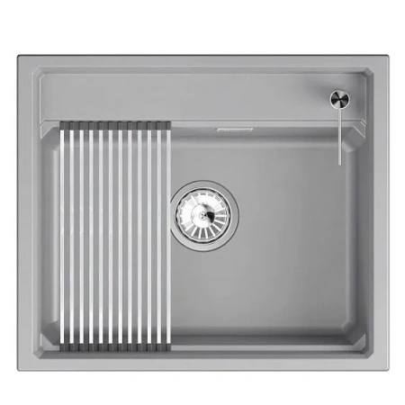 Кухонная мойка GRANULA KS-6003i алюминиум