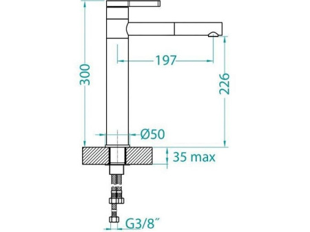 Смеситель ALVEUS Zina CHR G05M Twilight 1129061