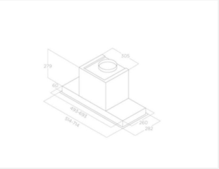 Вытяжка ELICA HIDDEN ADVANCE IX/A/72
