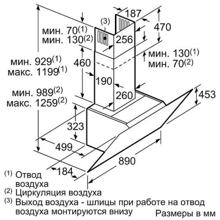 Вытяжка BOSCH DWK 97HM60