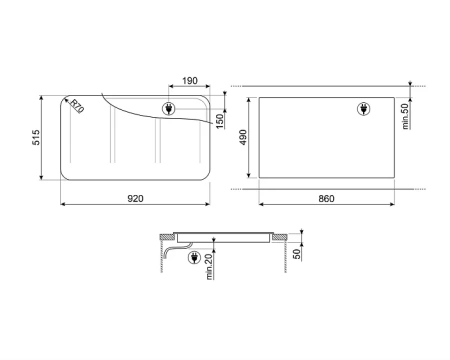 Варочная поверхность SMEG SISL7964