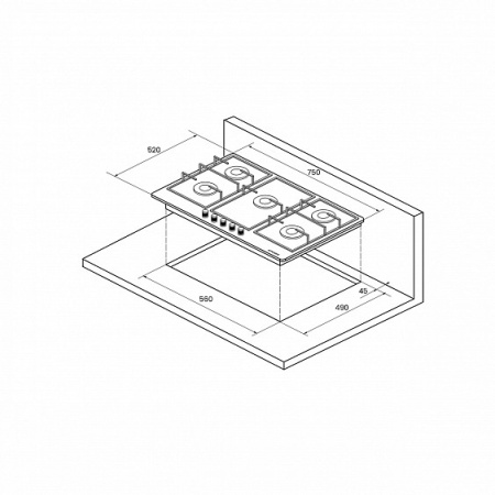 Варочная поверхность KUPPERSBERG fq7tg l