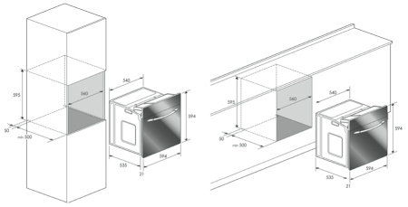 Духовой шкаф KAISER eg 6977 n vbe