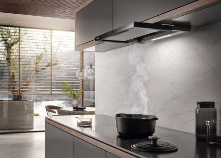 Вытяжка MIELE DAS 2620 матовый черный со сталью