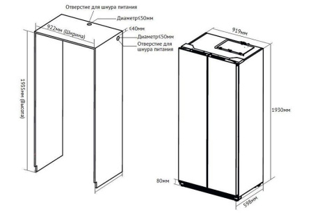Холодильник KUPPERSBERG RBSN 1892 X
