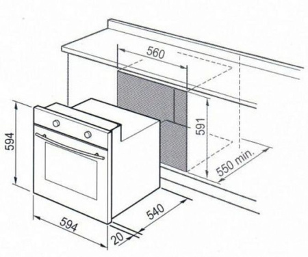 Духовой шкаф DELONGHI cm 6 b