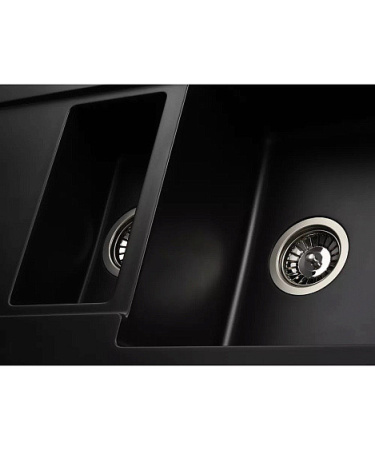 Кухонная мойка KUPPERSBERG MODENA 1,5B2D BLACK METALLIC