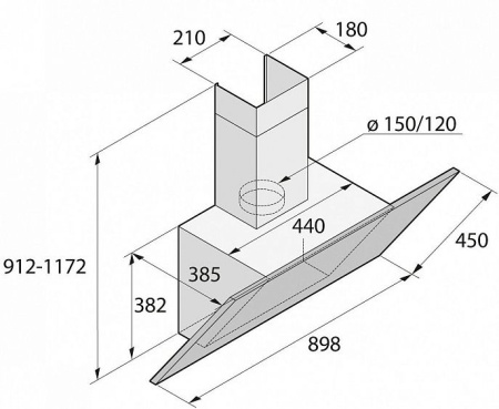 Вытяжка Asko CD4934G