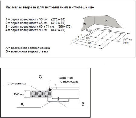 Поверхность KORTING hg 655 ctri