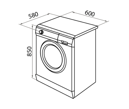 Стиральная машина MAUNFELD MFWM1410658WS