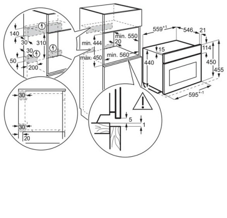 Духовой шкаф  ELECTROLUX VKA9S21WX1