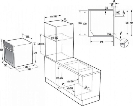 Духовой шкаф GORENJE go 978 x