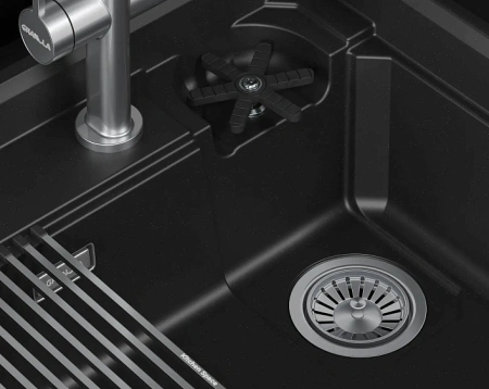 Кухонная мойка GRANULA 7308R шварц