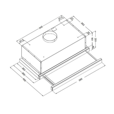Вытяжка KORTING KHP 6512 W