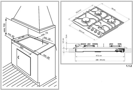 Варочная поверхность DE DIETRICH DPE7610X