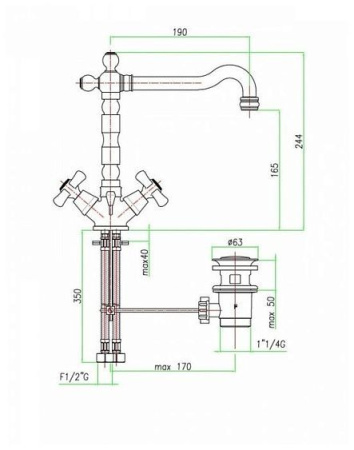 Смеситель FIORE Margot 26ZZ0625