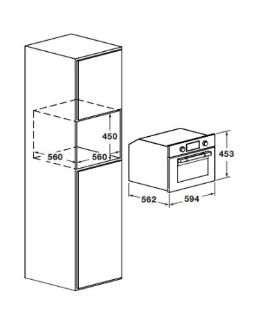 Микроволновая печь FULGOR Milano FUGMO 4505 MT MBK
