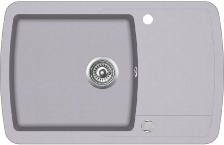 Кухонная мойка AQUASANITA Lira SQL101AW (светло-серый 221)