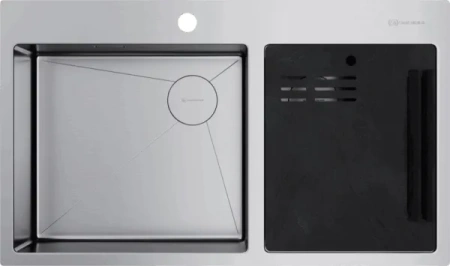Кухонная мойка OMOIKIRI Akisame 86-2 Side-IN (4997021)
