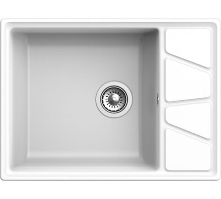 Кухонная мойка GRANFEST GF-V-680L белый