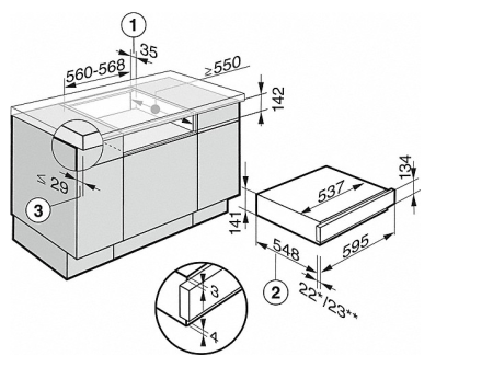 Вакуумный упаковщик Miele EVS 6214
